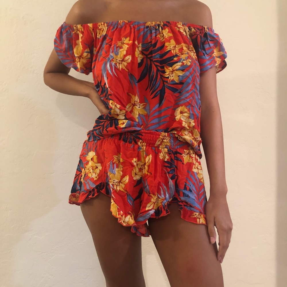 Orange Tropical Set